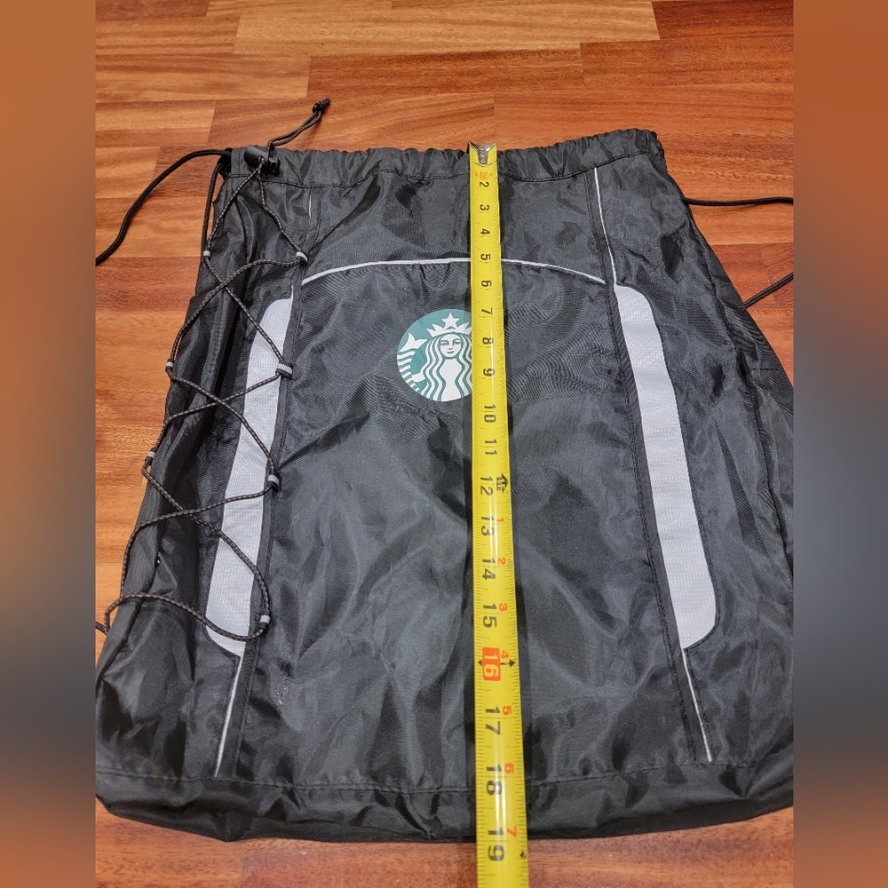 Starbucks Logo Drawstring Backpack - image 3